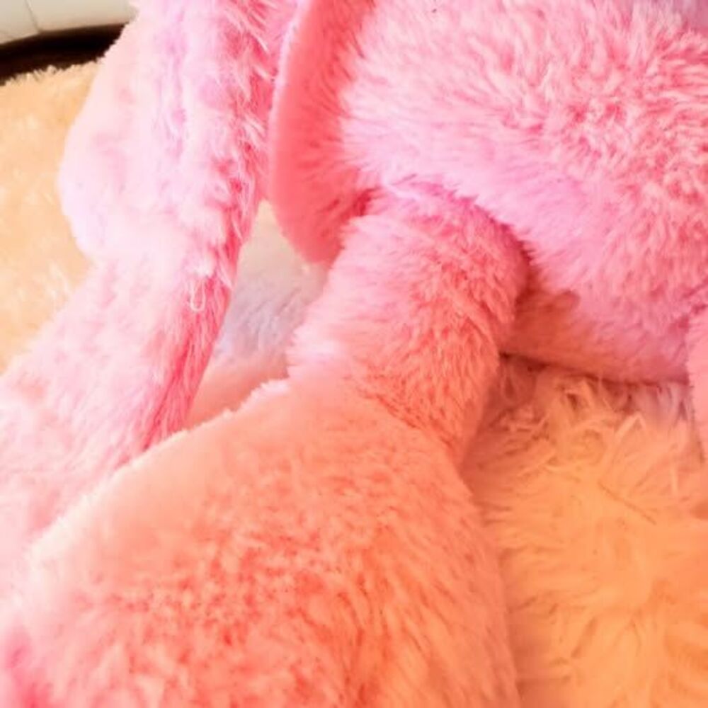 Pink Bunny Plush Long Leg Stuffed Animal Soft Cuddly Rabbit - Picture 6 of 8
